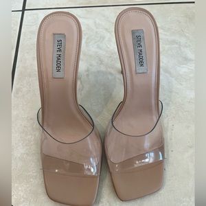 Steve Madden Clear Sandals